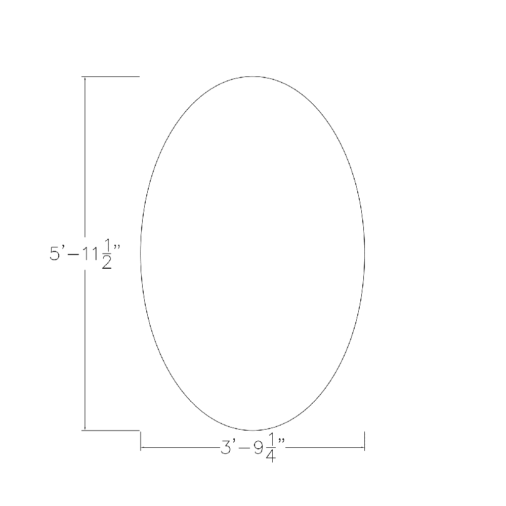 4 Person Oval Conference Table Metal Base T118