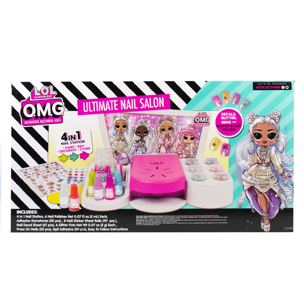 4-in-1 Manicure Set with Water Based Nail Polish W23883
