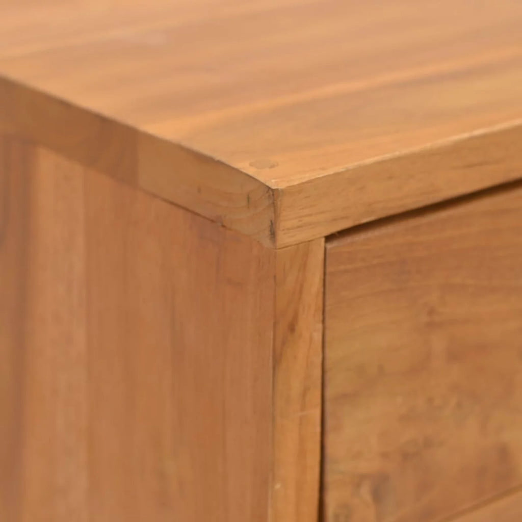 Solid Teak Wood Bedside Cabinet A36084