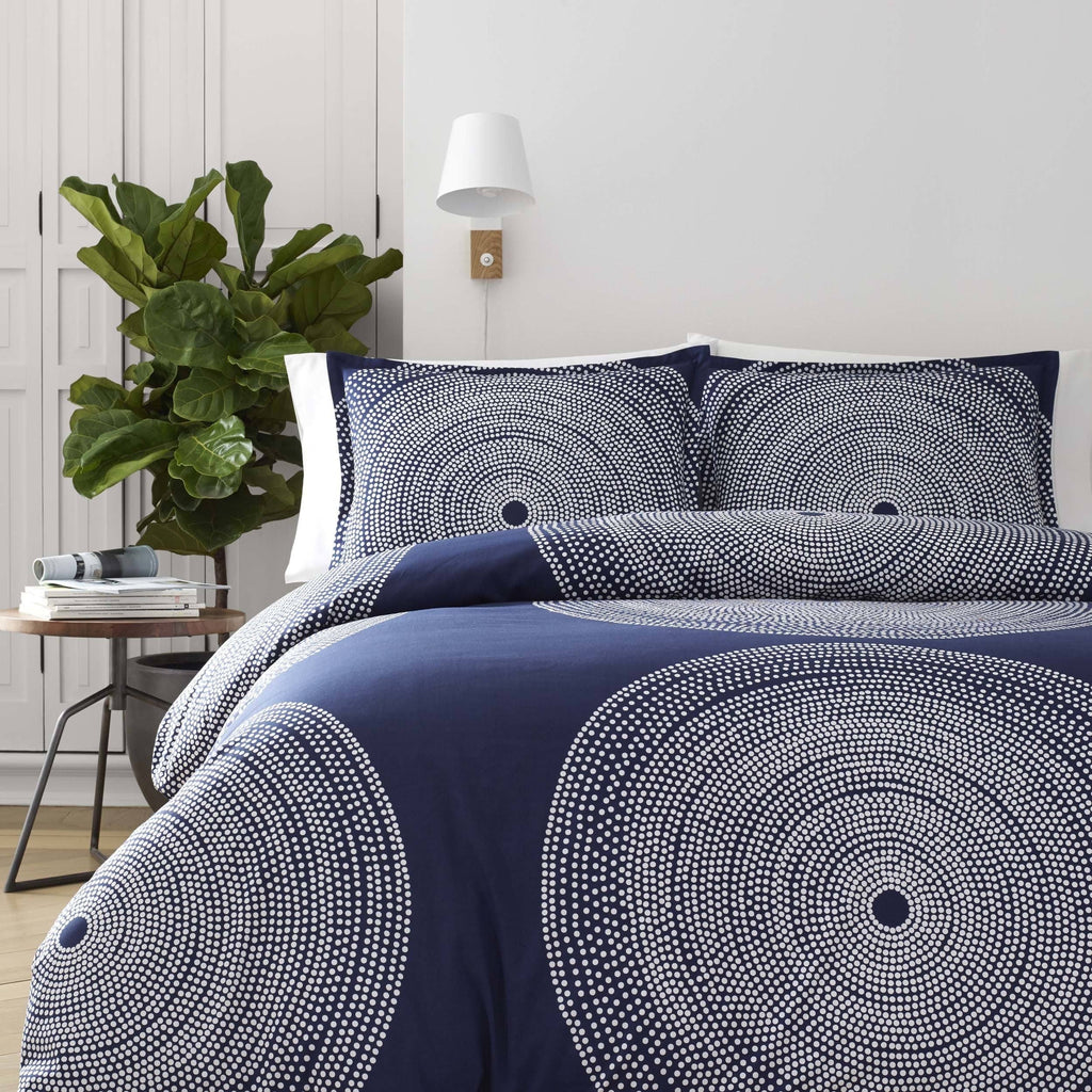 Navy Twin Duvet Cover Set Q84499