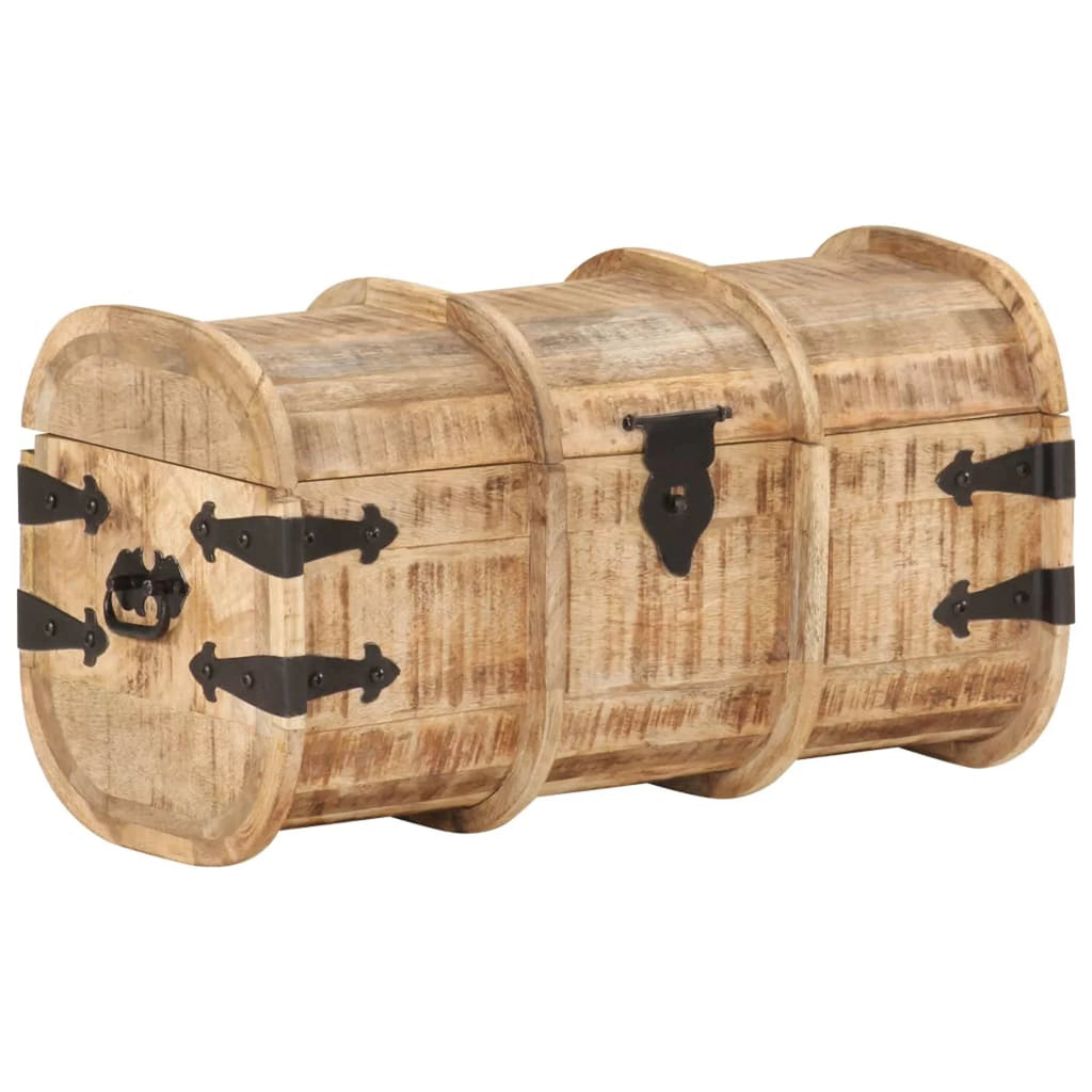 Storage Chests 2 Pieces Solid Mango Wood C8269