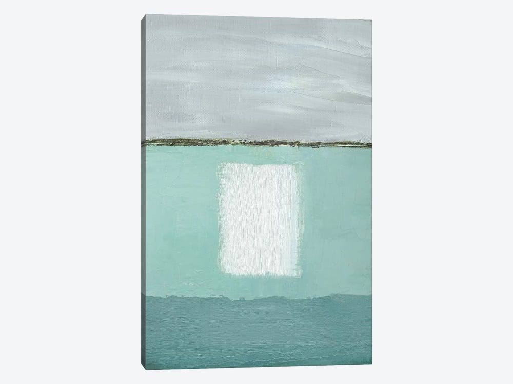 Azure Blue II Abstract Art on Canvas T111929