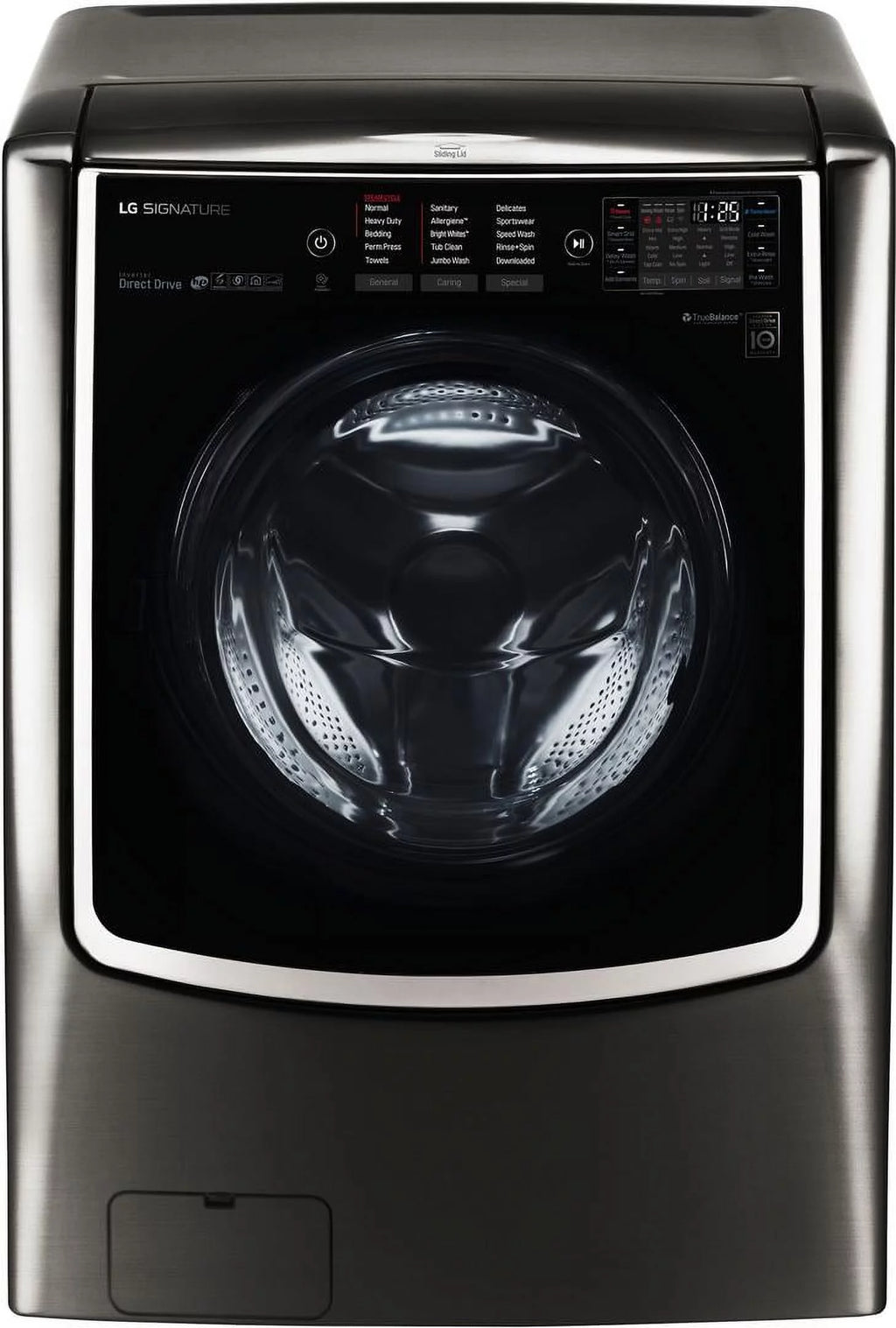 5.8 Cu. Ft. Black Stainless Front Load Washer J960