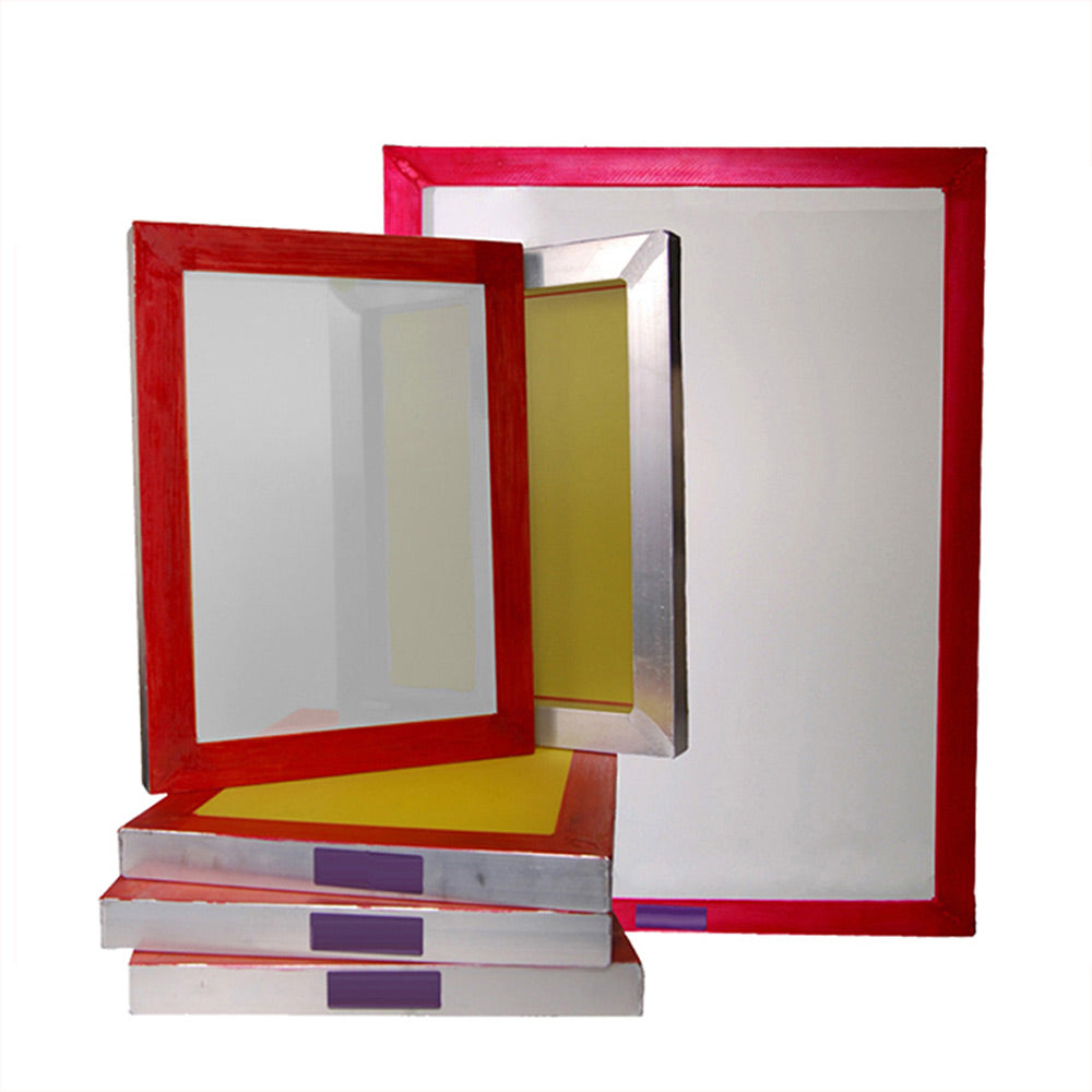 6 PCS 20" x 24" Aluminum Screen Printing Frames with 230 Yellow Mesh V71822