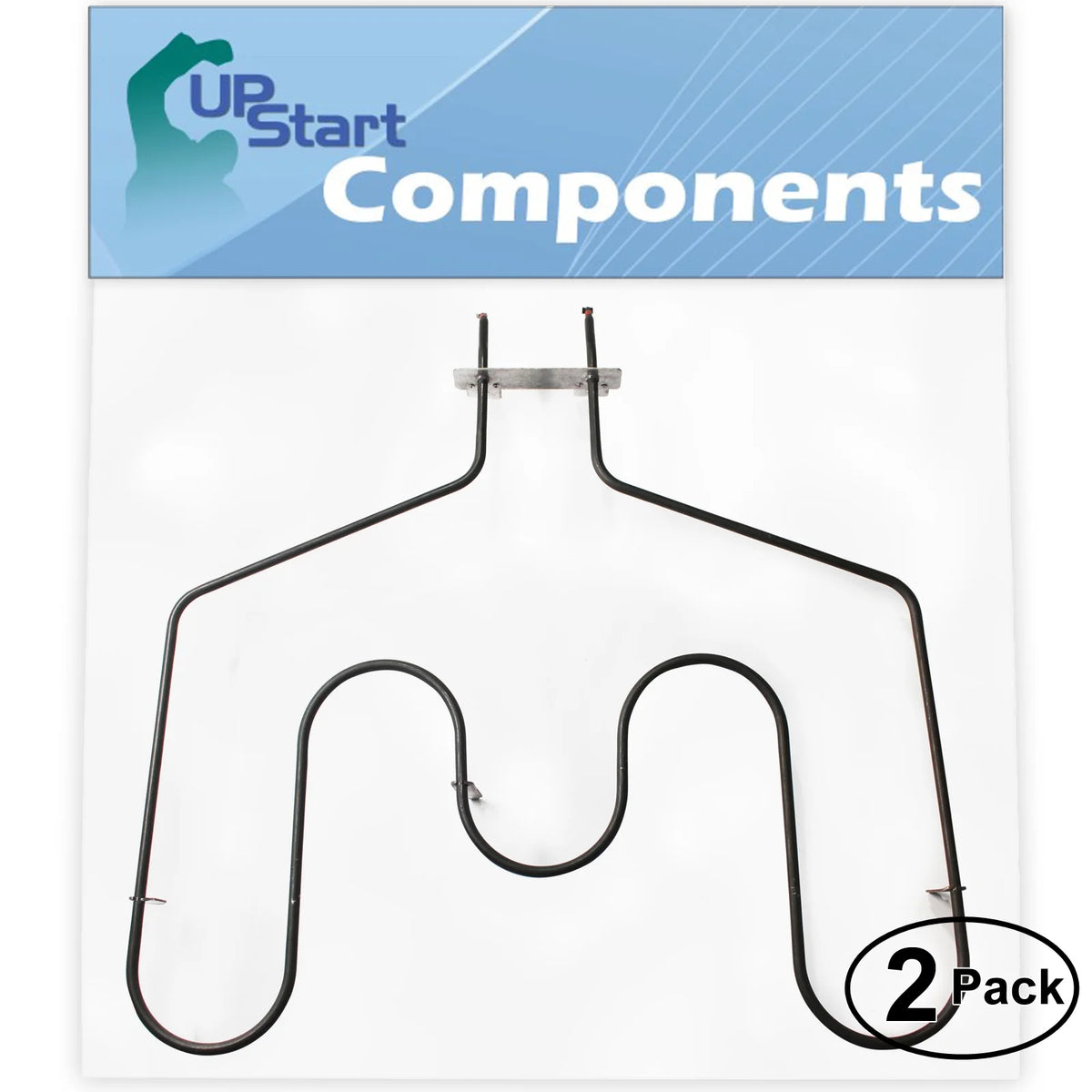 2-Pack Replacement Bake Element for General Electric Oven Heating Element W88021