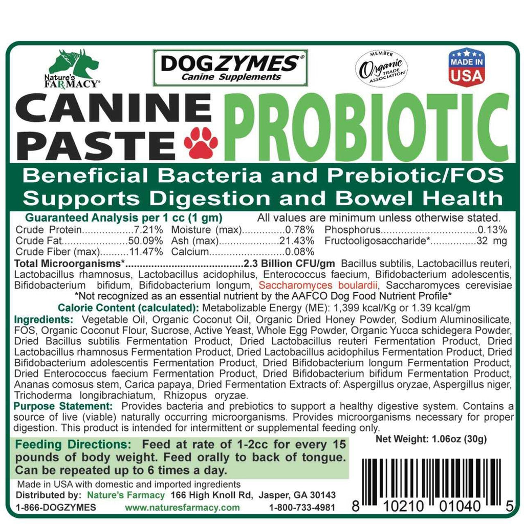 Canine Probiotic Paste L8997