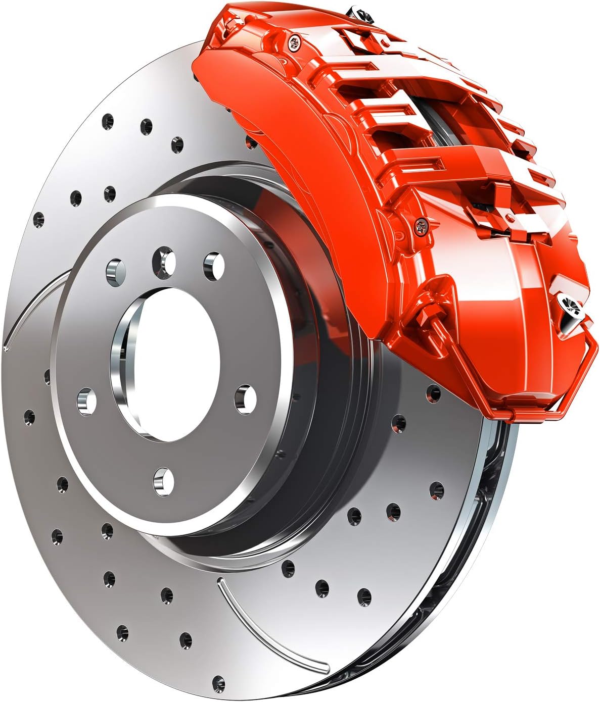 Red High Gloss Brake Caliper Paint System Set F8387