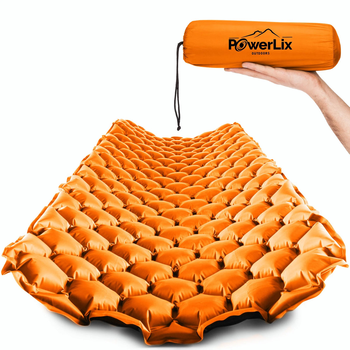 Ultralight Compact Inflatable Camping Sleeping Pad Navy Blue V87435