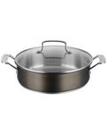 Black Stainless 4-qt Casserole W88677