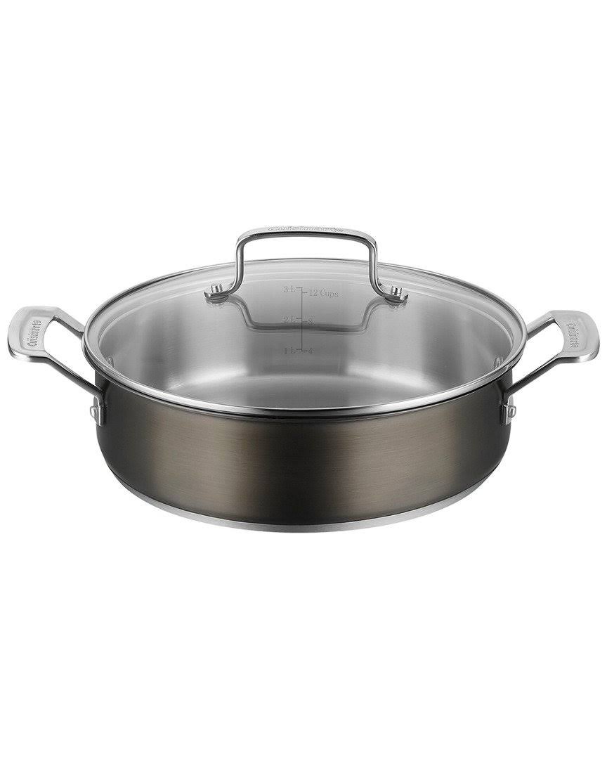 Black Stainless 4-qt Casserole W88677