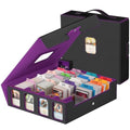 Black & Red Card Storage Box with 30 Divider X68469