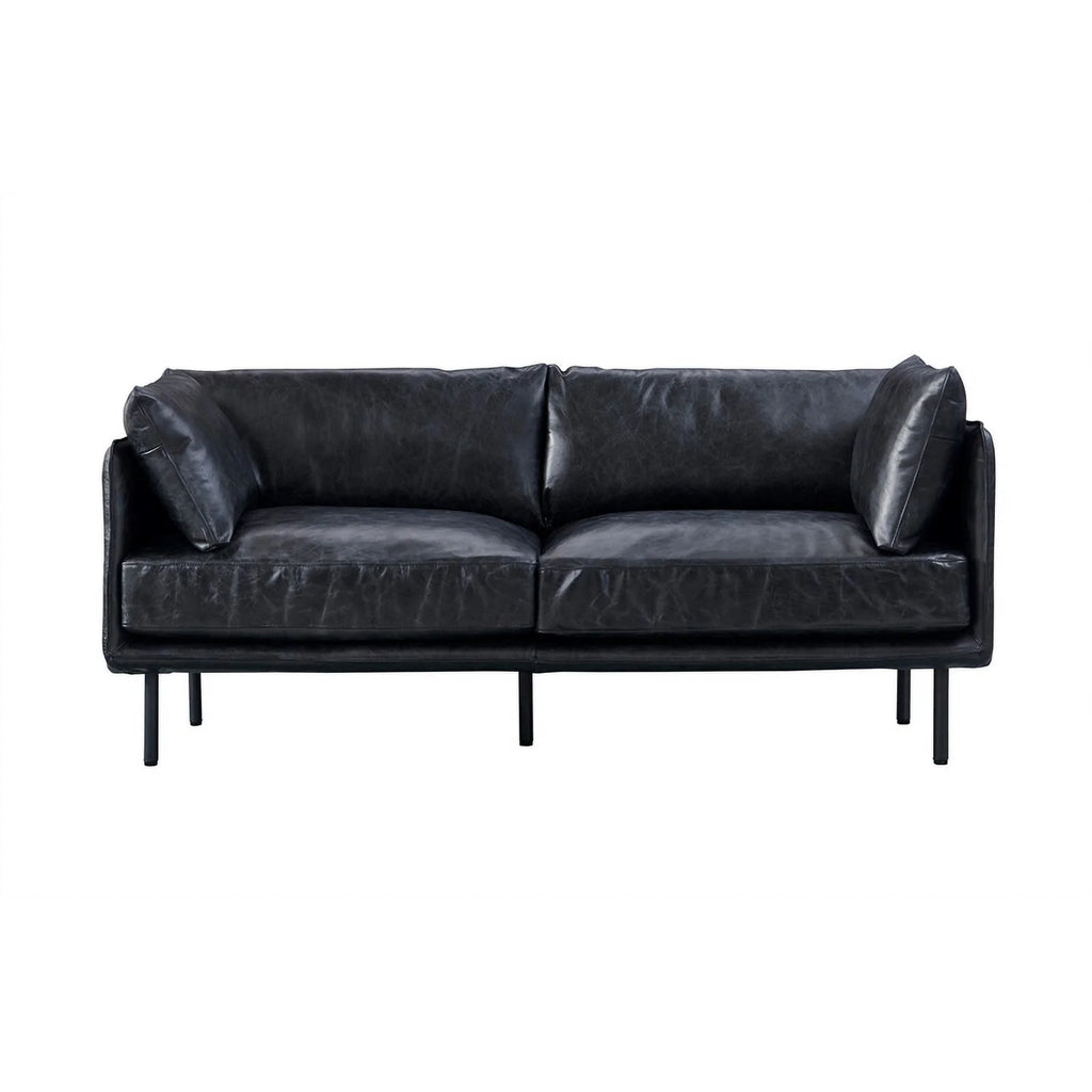 Leather Loveseat L9793