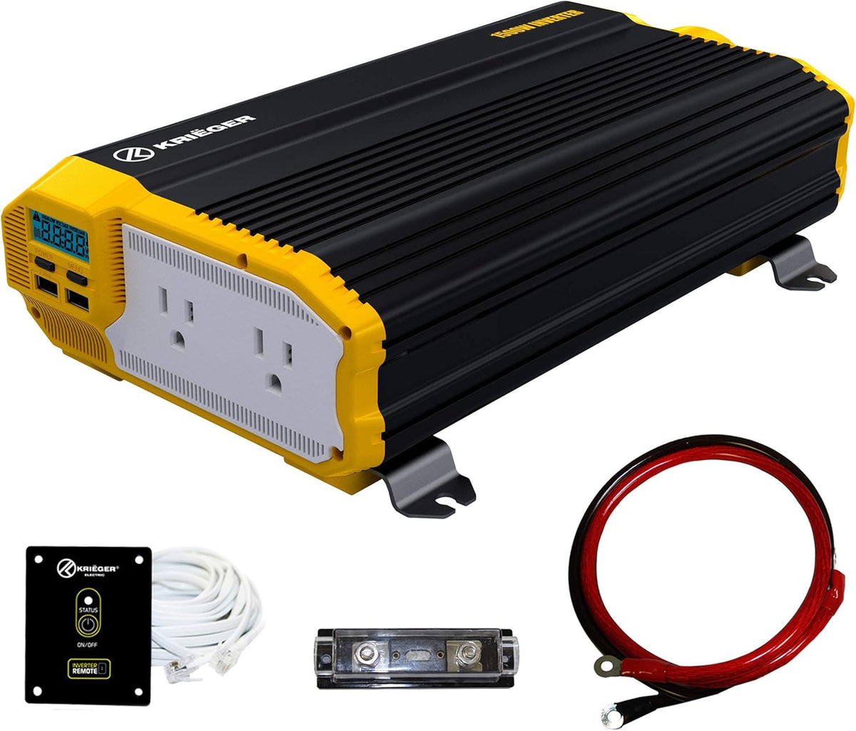 1500 Watts Power Inverter 12V to 110V Modified Sine Wave Car Inverter D7955