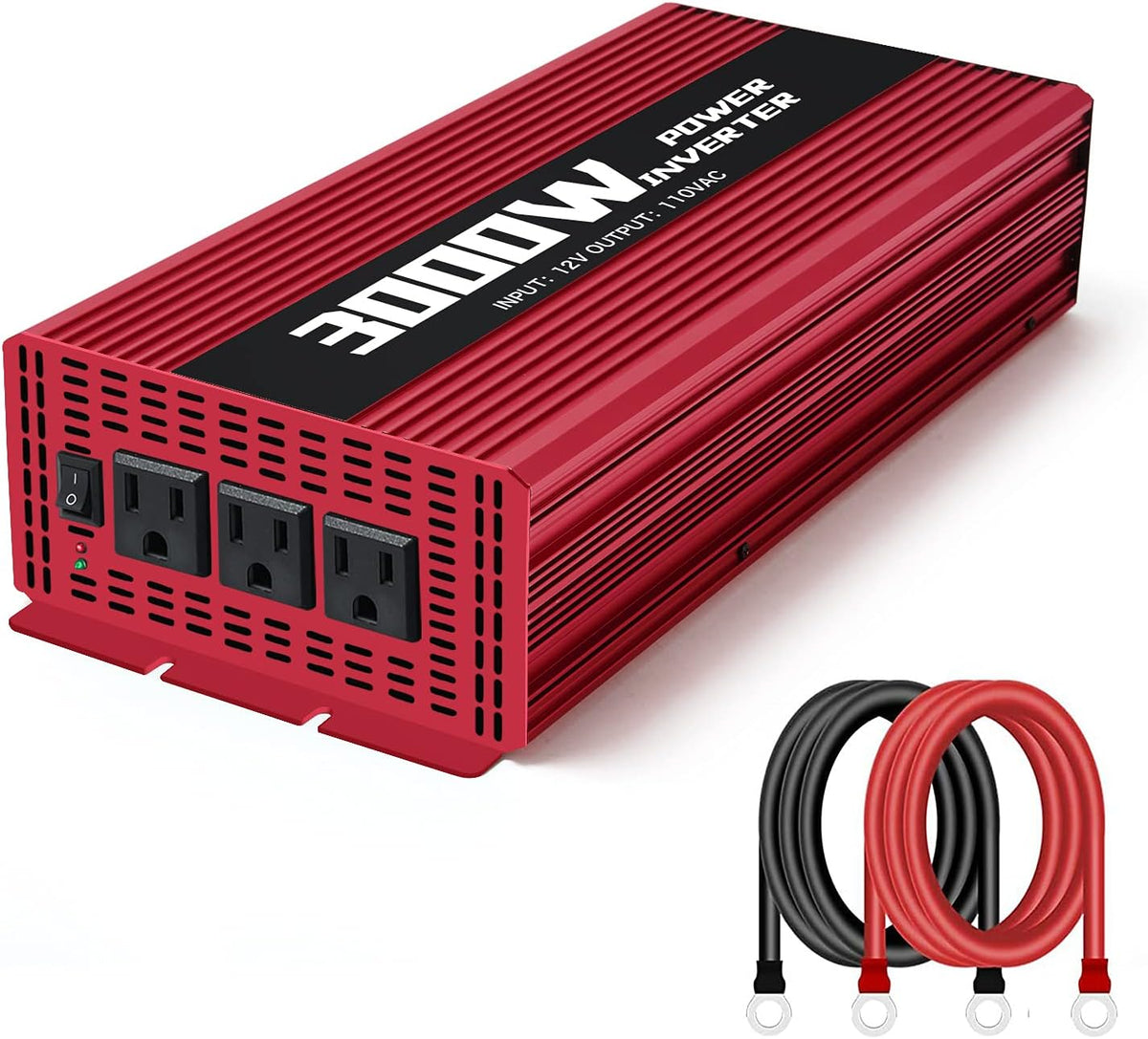 3000W Power Inverter DC 12V to AC 110V Modified Sine Wave Converter P836864