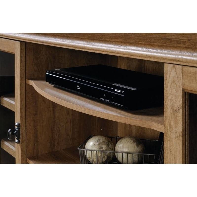 Scribed Oak Entertainment Credenza D78302
