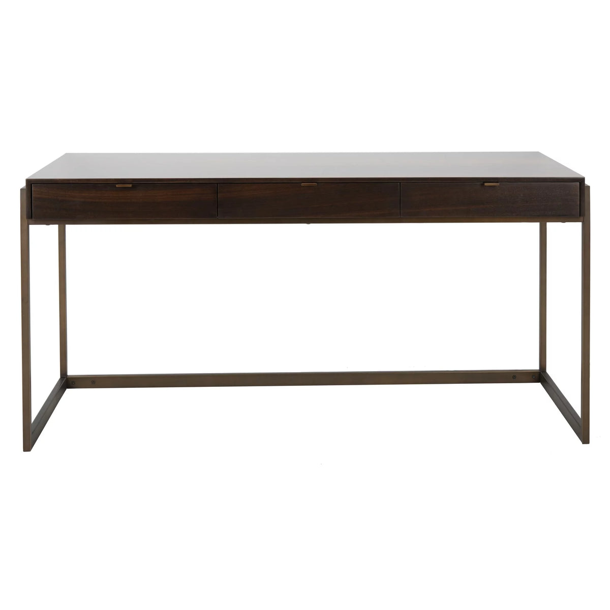 Brown 3 Drawer Writing Desk L4233