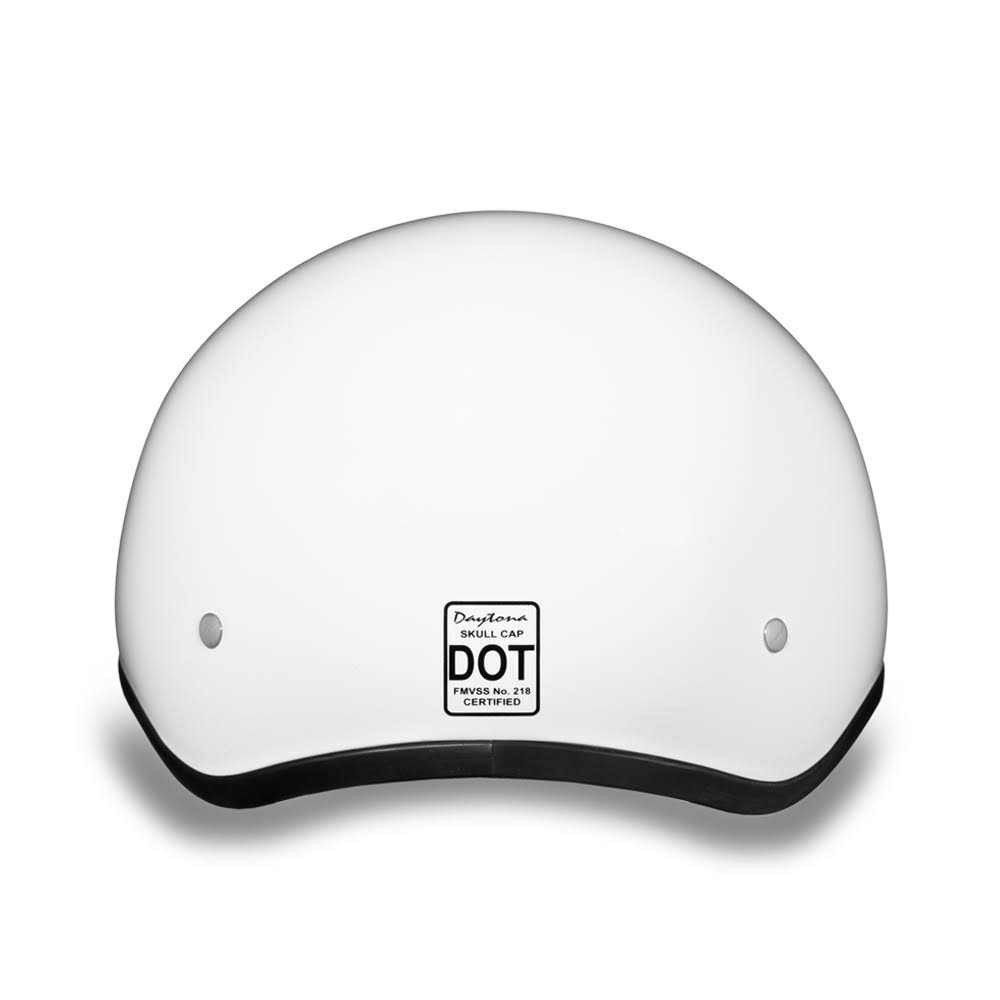 Hi-Gloss White Skull Cap W318277