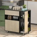 Rolling Storage Island Kitchen Cart M9698