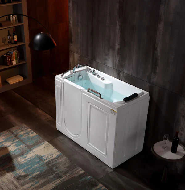 Walk-in Whirlpool Bathtub with Left Side Door K34696