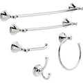 5 Piece Polished Chrome Bathroom Hardware Set N3310