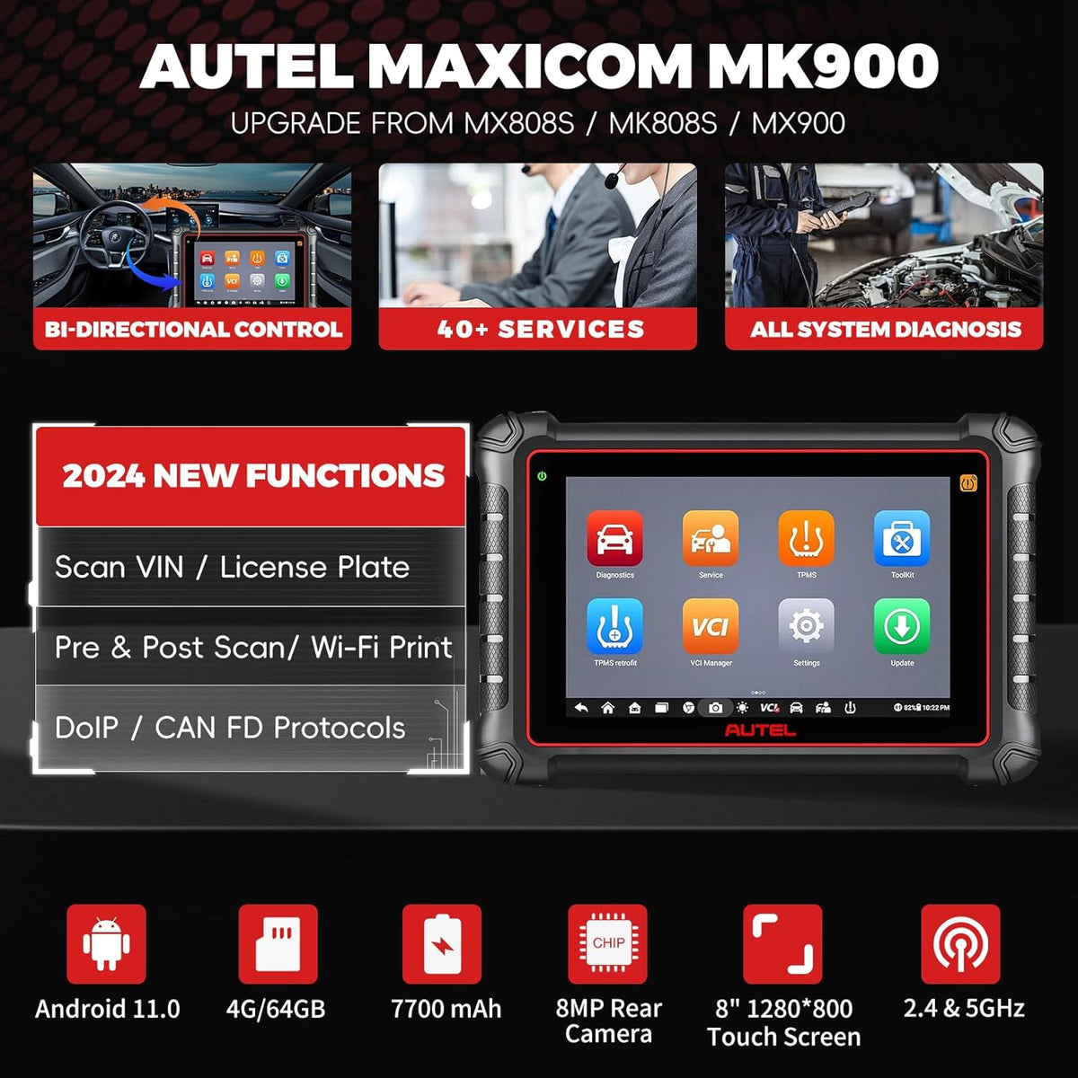 40+ Service All System Diagnostic Tool M4622