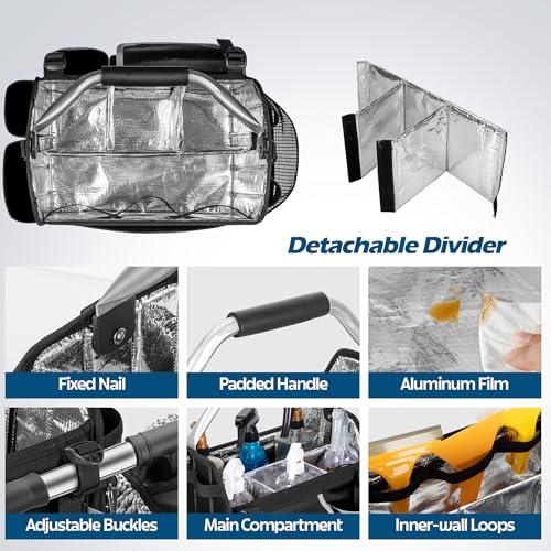 Collapsible Car Care Bag with Handle & Shoulder Strap V9956