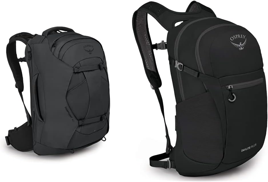 Travel Backpack and Daypack, Black X254