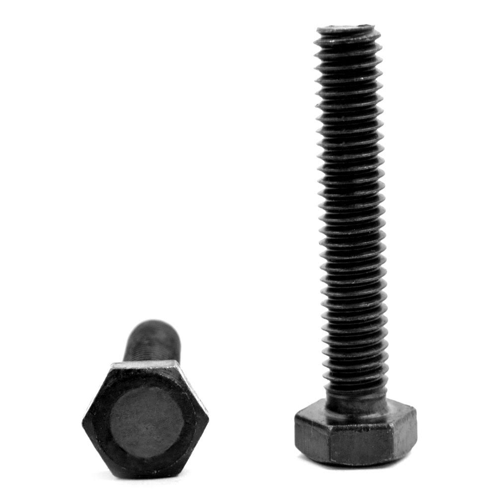 3/8x22-16 x 3 1/2x22 Coarse Thread Grade 5 Hex Tap Bolt Black Oxide R304