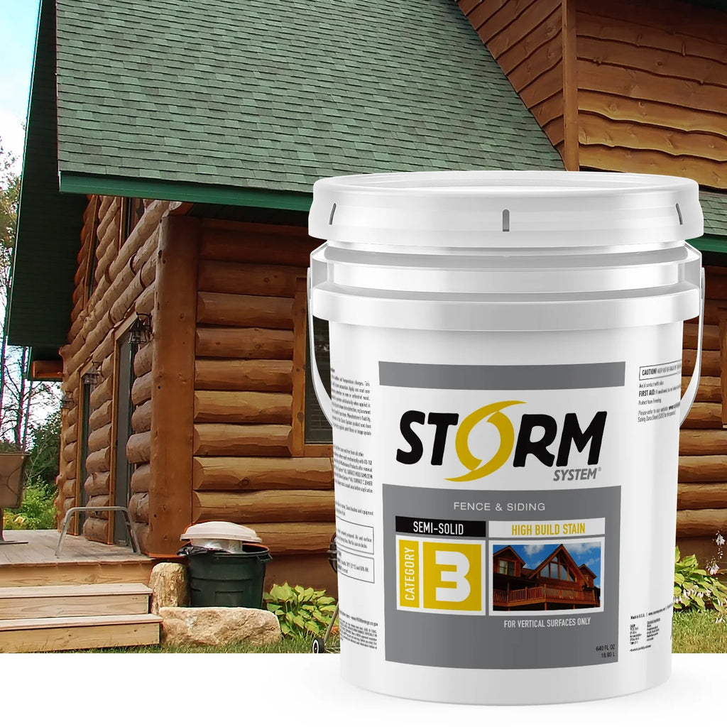 Semi-Transparent Log & Siding Stain + Sealer Teak 1 Gallon Q36614