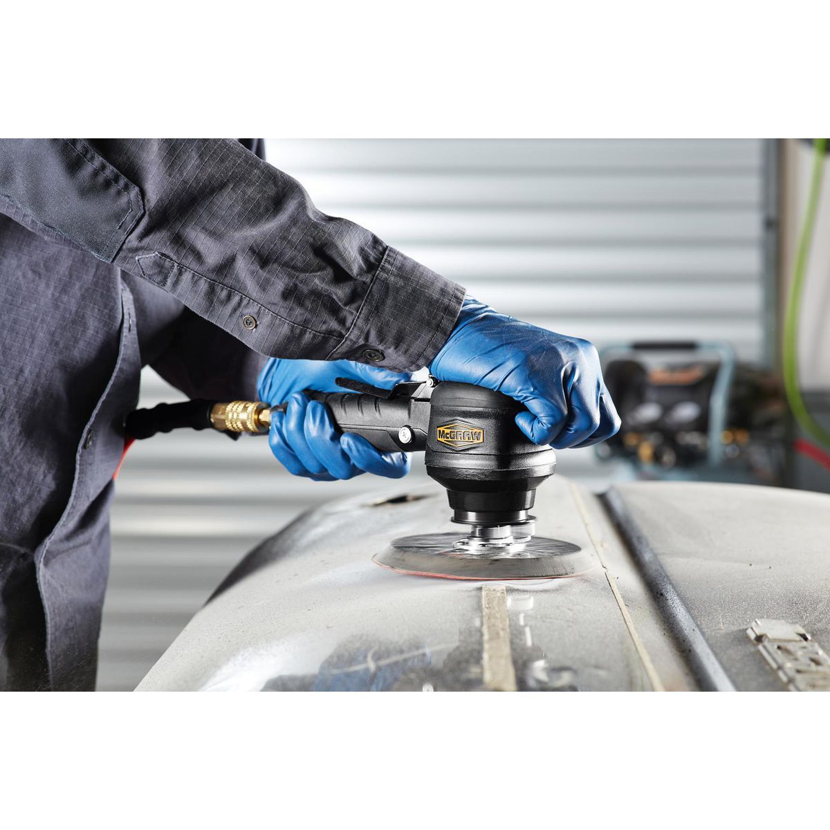 6 in. Dual-Action Air Sander N465