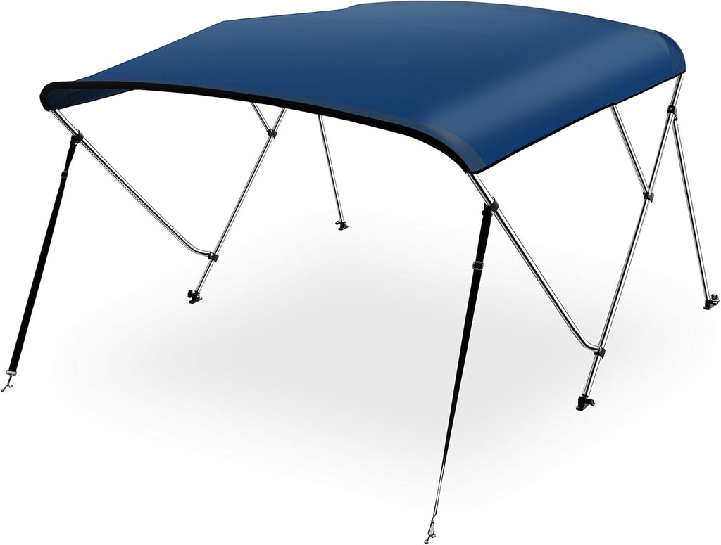 Royal Blue 4 Bow Bimini Top Boat Canopy with Storage Boot D7746
