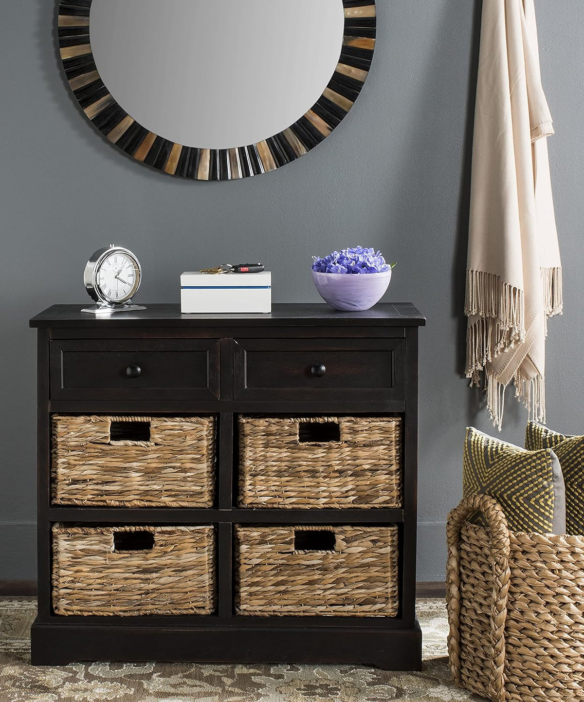 Vintage Grey Storage Unit O249281