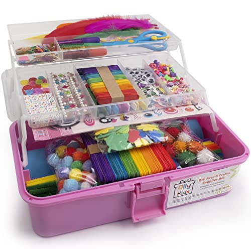 Kids Craft Kit in a Plastic Craft Box Organizer B412961