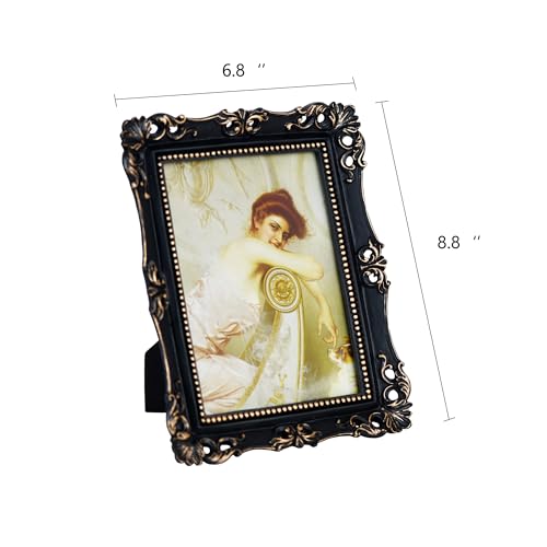 Vintage Picture Frames with Glass Front, 5X7 inch C35701