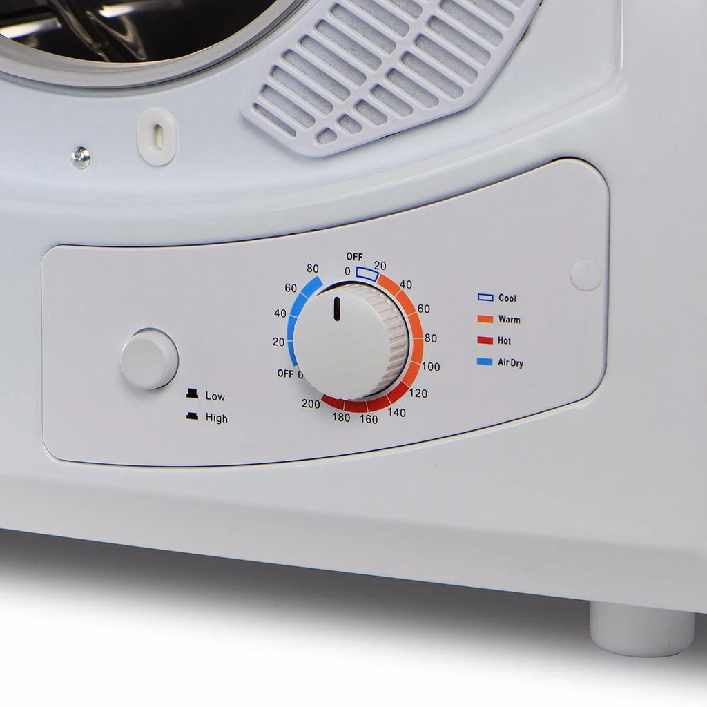 Electric Compact Laundry Dryer 8.8lbs Capacity White P4626