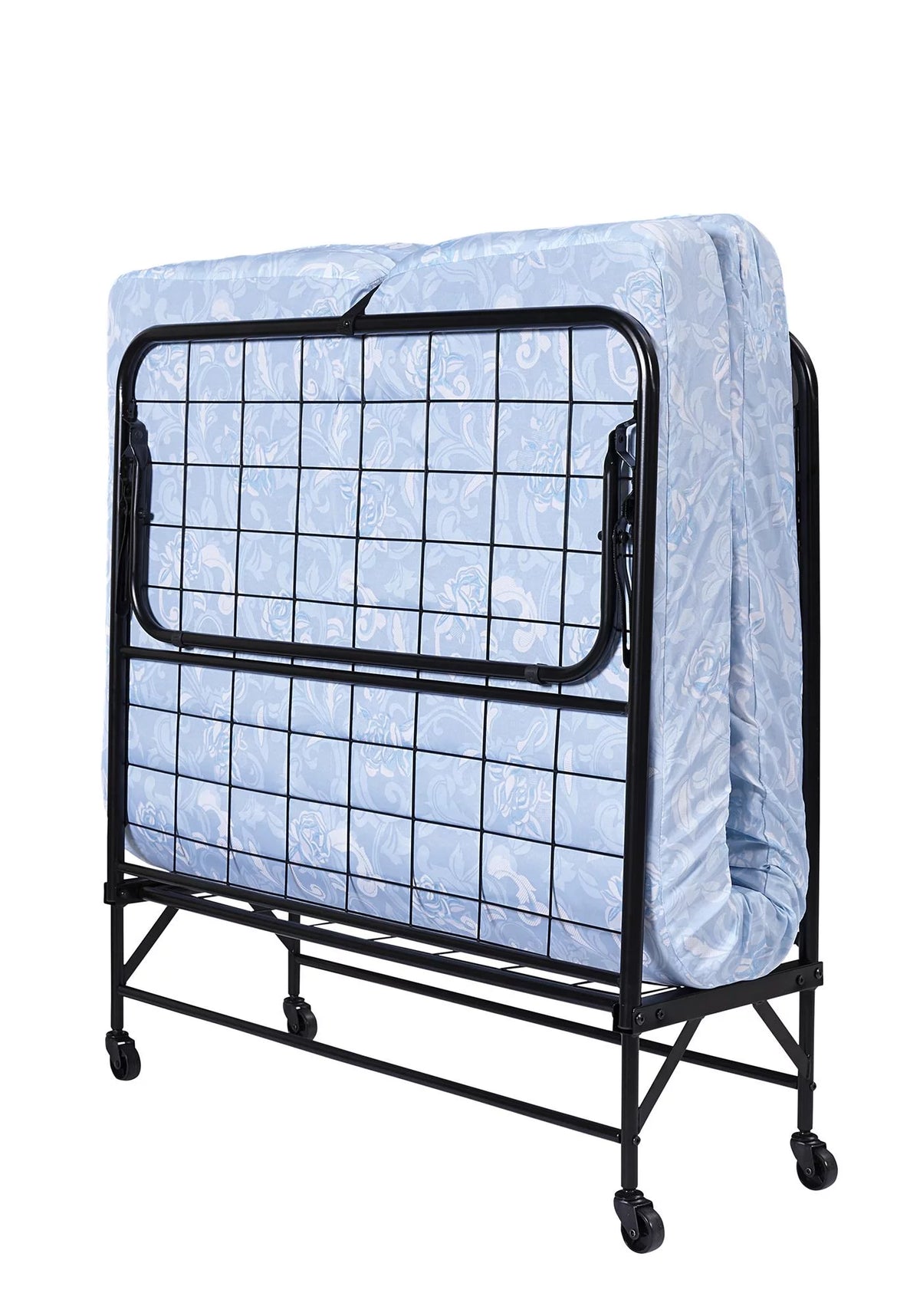 Folding Rollaway Guest Bed with 5 Inch Mattress, Twin B4480