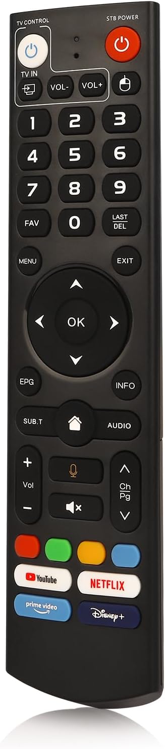 Black Bluetooth Voice Remote Control G1714