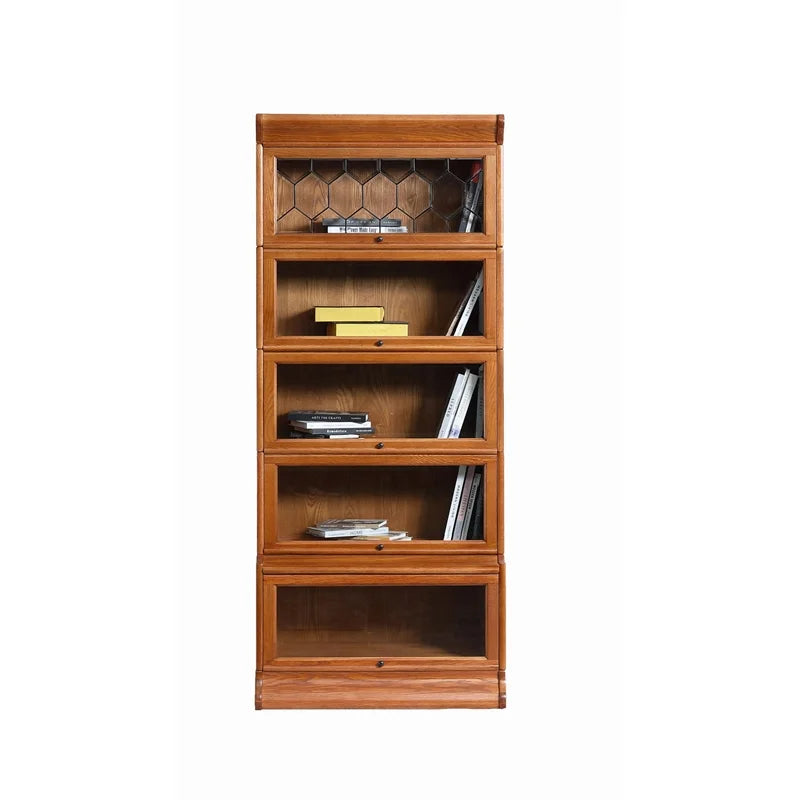 5-Stack Wood Barrister Bookcase in Cherry W939380