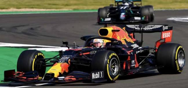 1:43rd Aston Martin Redbull RB16 Max Verstappen 70th Anniversary GP Winner 2020 Q8818