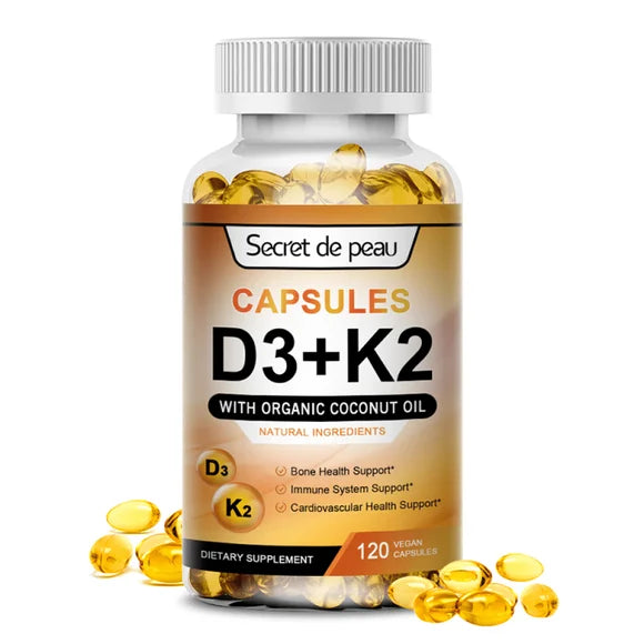Vitamin D3 + K2 5000 IU Capsules D8895