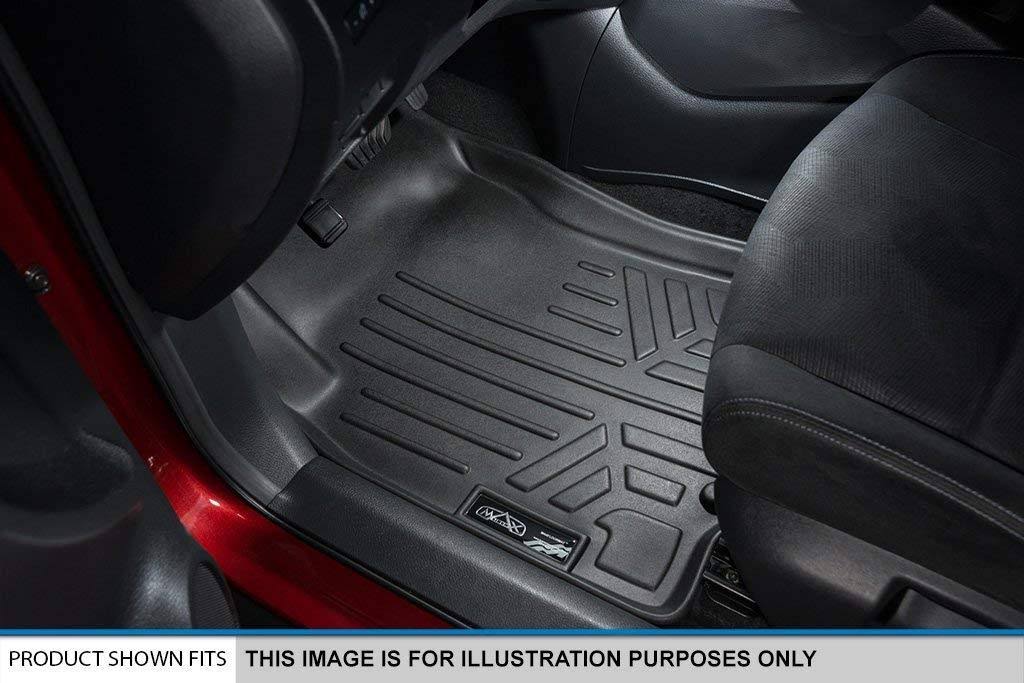 Black 2 Row Floor Mat Liner Set E4239