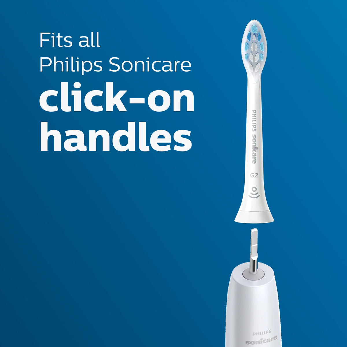 White Replacement Toothbrush Heads T94658