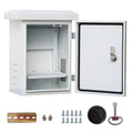 16x12x10 inches Galvanized Electrical Enclosure Box with 2 Shelves F395441