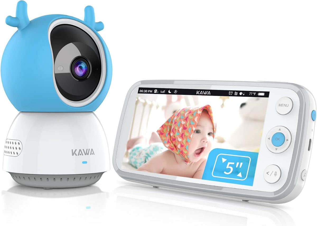 5 720P HD Video Baby Monitor with Night Vision and 2-Way Audio V460161