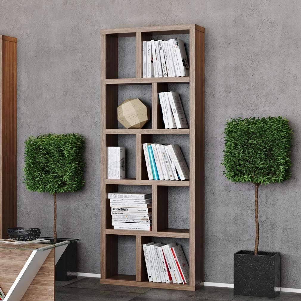 Pure White 5 Level Bookcase N409