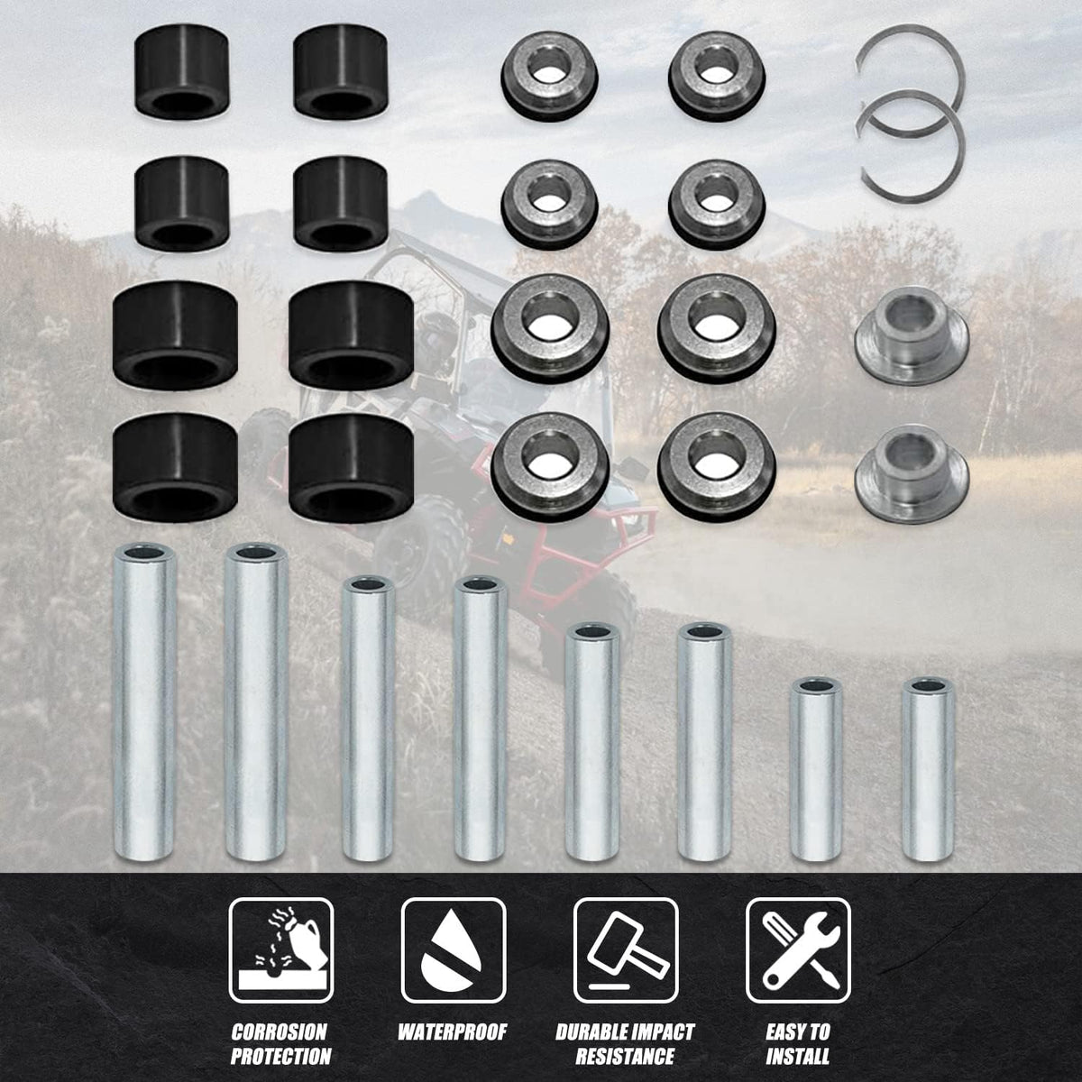 UHMW A Arm Bushing Kit Front and Rear Control Arm Bushing Q7693