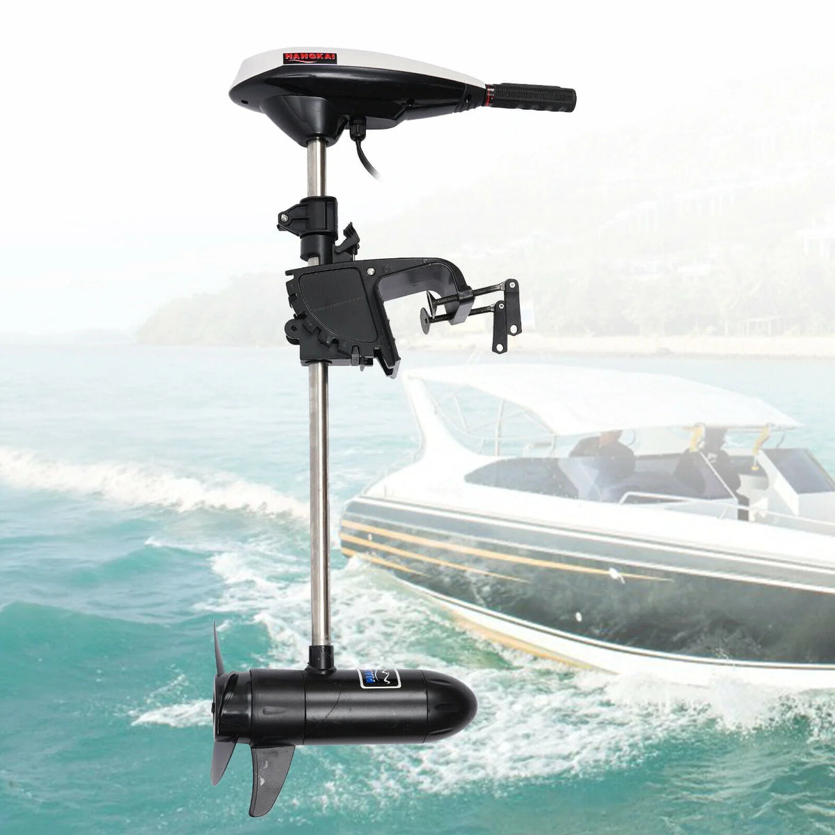 12V Telescopic Electric Outboard Motor 552W 45LBS W4319