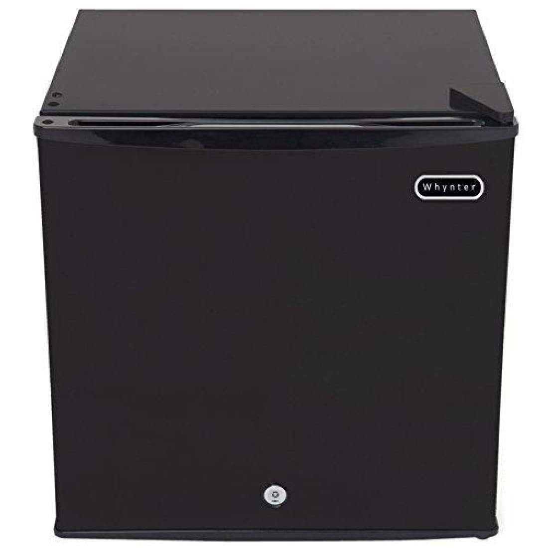 Black 1.1 Cubic Feet Upright Freezer with Lock Y393