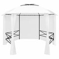 White Garden Marquee with Curtains B138644