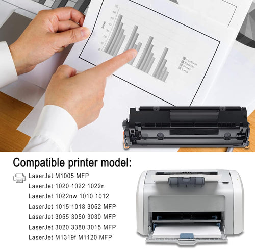 1 Pack 12A Q2612A Toner Cartridge S915